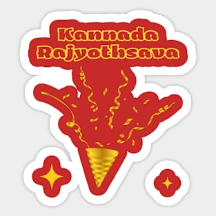 Indian Festivals - Kannada Rajyothsava Sticker